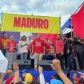 Diosdado Cabello y Delcy Rodríguez encabezaron concentración en el barrio El Níspero de Maracaibo en respaldo a Nicolás Maduro