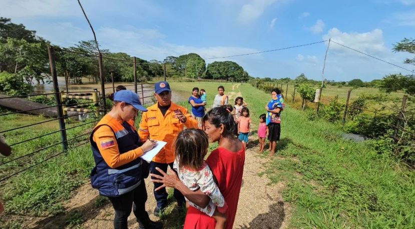 Familias indígenas en Maturín resultaron afectadas por crecida del río Tigre