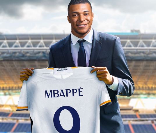 Mbappé hereda el dorsal 9 de Benzema con el Real Madrid