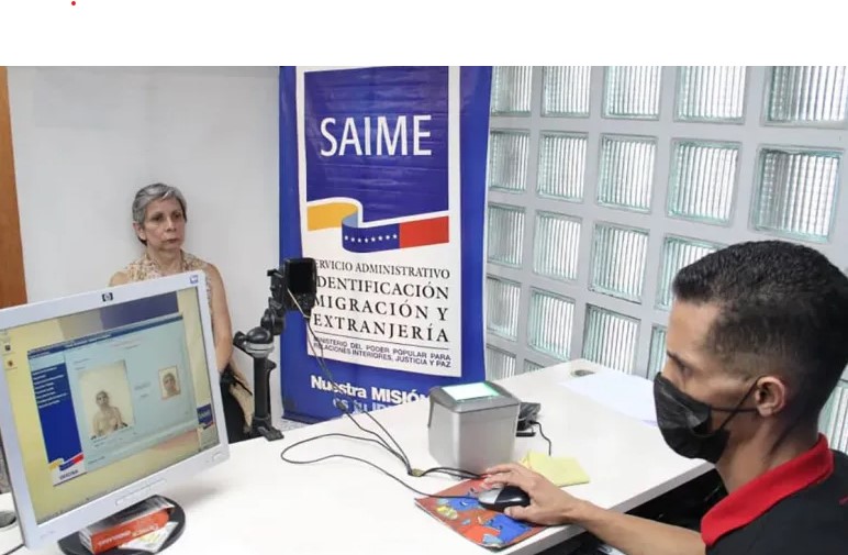 Saime hace llamado para retiro de documentos en sus oficinas en el país y ofrece este horario