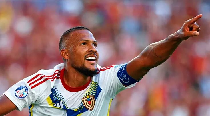 Salomón Rondón superó a Dolguetta en goles durante Copa América: Así fueron sus anotaciones