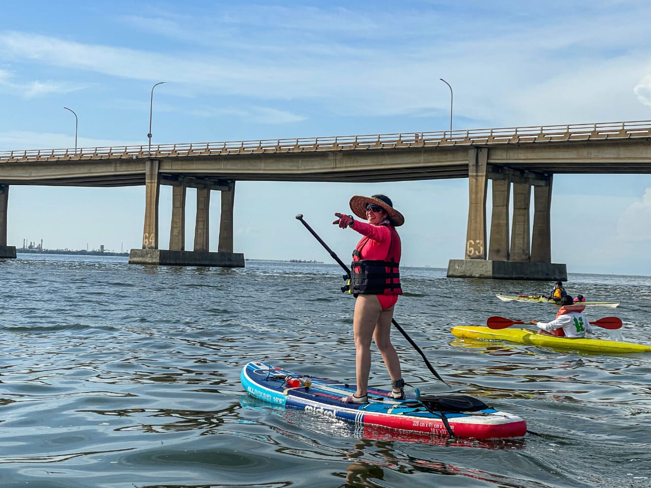 San Francisco vivió la primera travesía de una zuliana cruzando el Lago de Maracaibo en Paddleboard