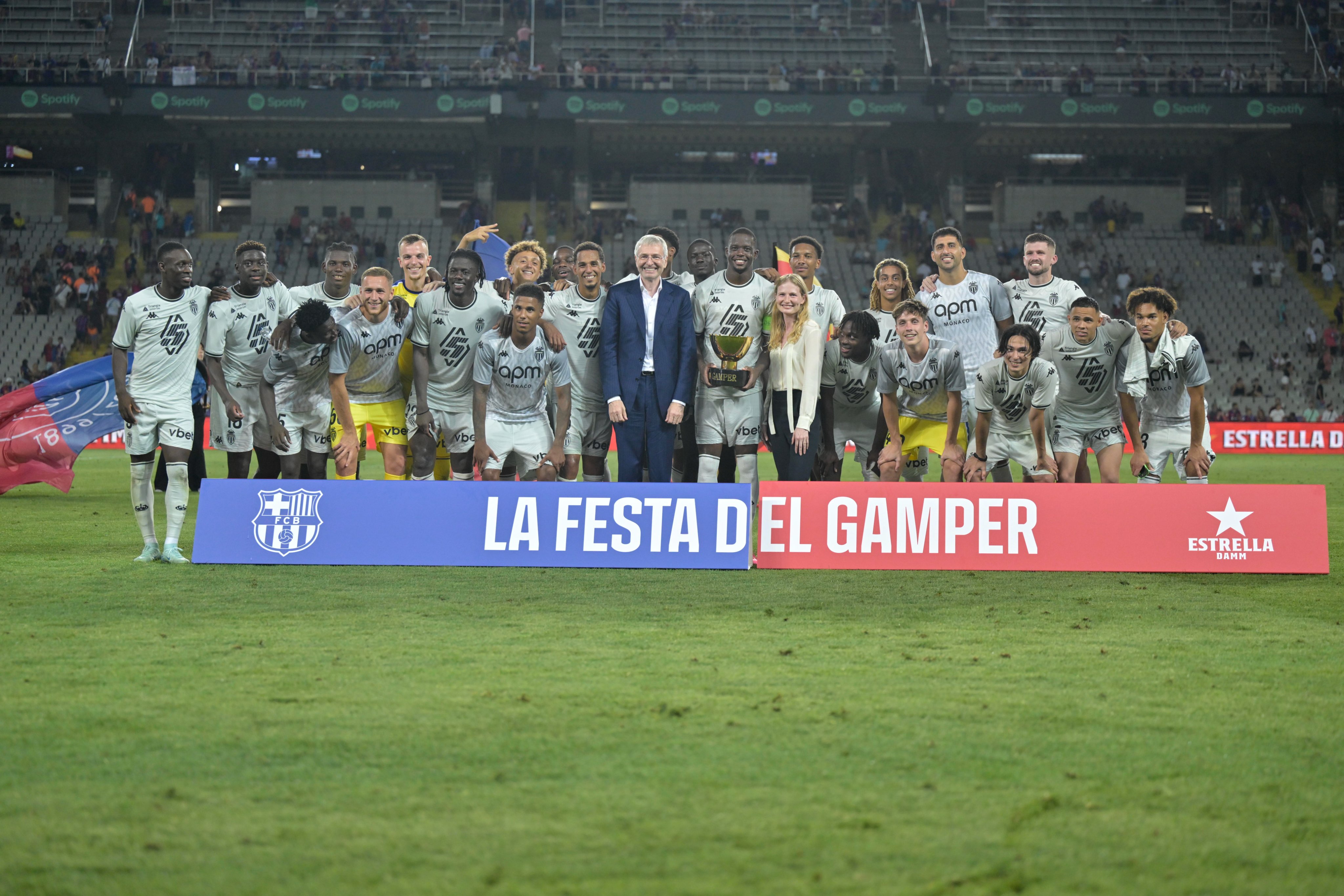 Mónaco vapuleó a Barcelona y se quedó con el Trofeo Joan Gamper