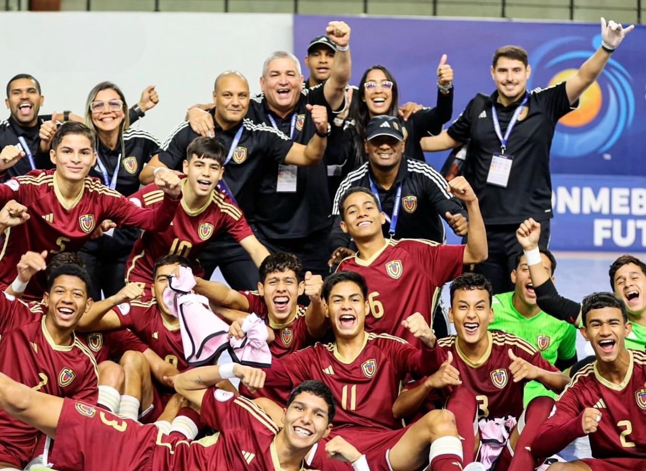 Venezuela terminó en el tercer lugar del Sudamericano Sub-17 de Futsal