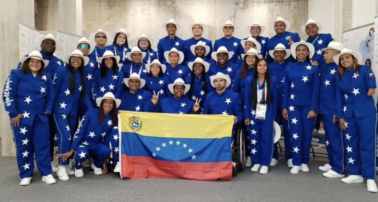 La delegación venezolana desfiló en la inauguración de los Juegos Paralímpicos