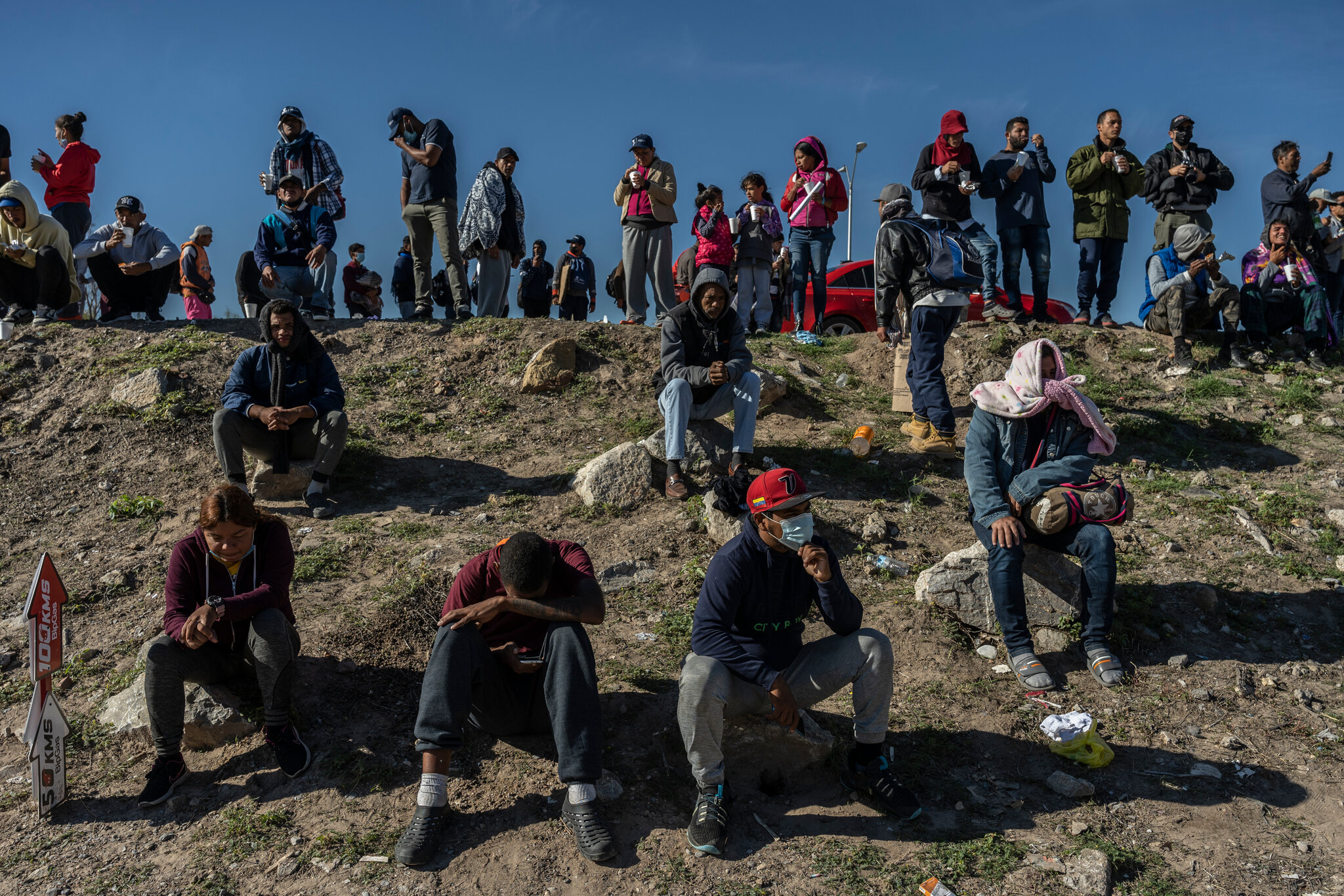 Venezolanos en la frontera de México temen una ola migratoria