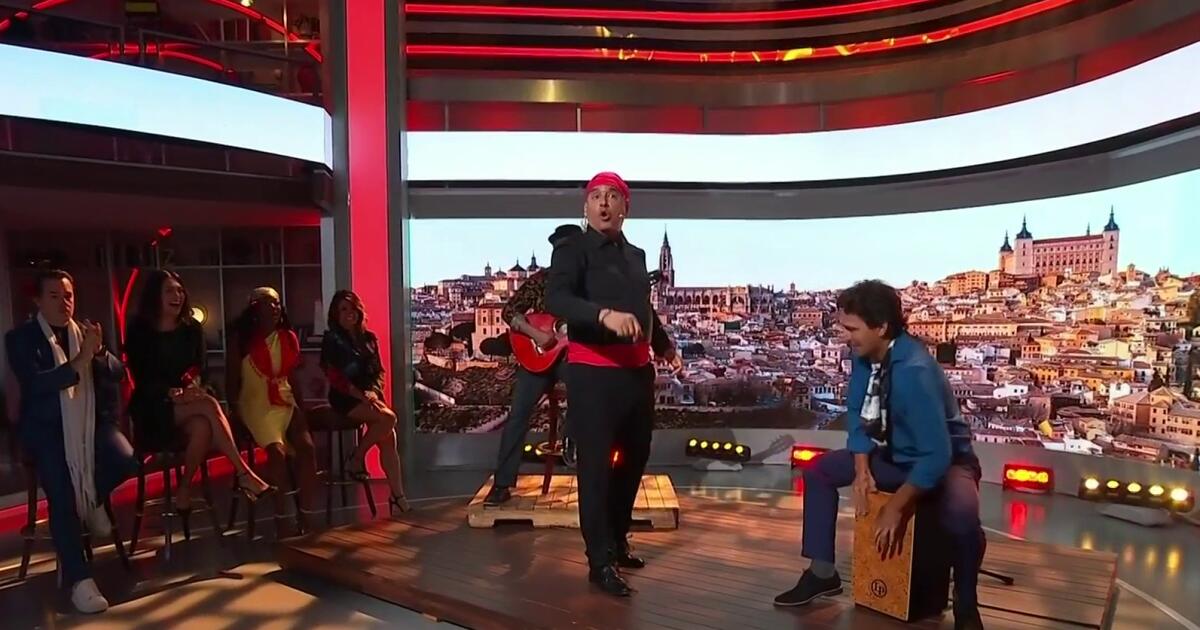 Daniel Sarcos volvió con su personaje ‘El Gitatón’ para sacar carcajadas en el matutino de Telemundo