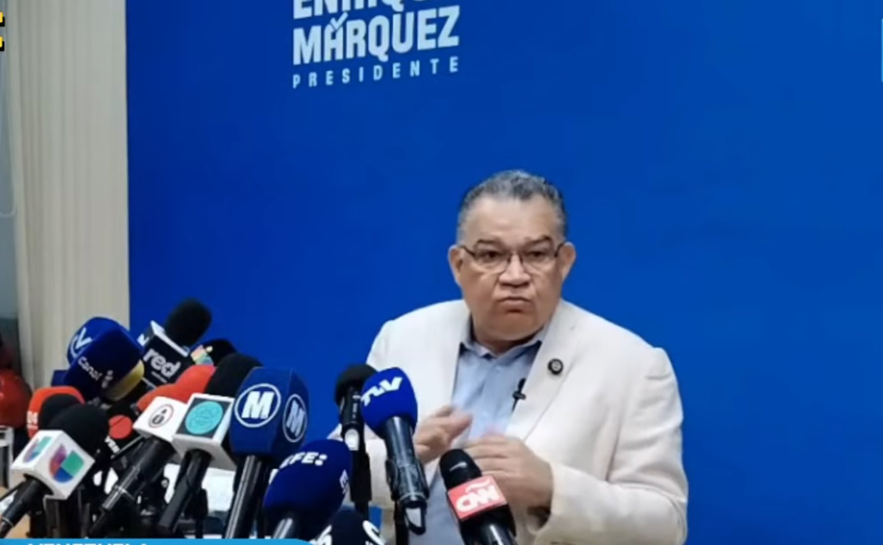 Enrique Márquez pide anular todo el proceso de la Sala Electoral del TSJ y que se ordene al CNE el conteo voto a voto