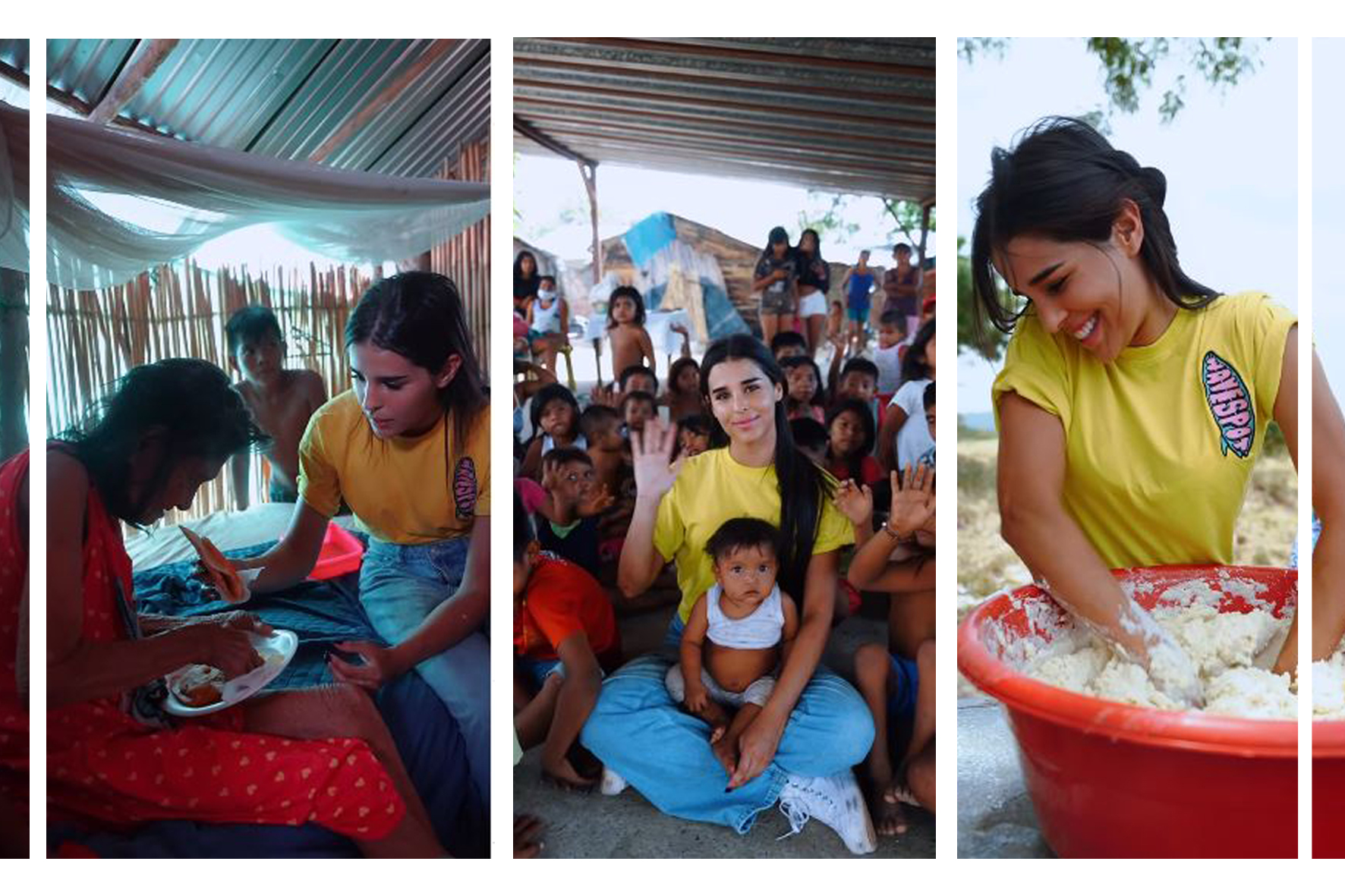 Miss Anzoátegui visitó olvidada comunidad yukpa: Hizo arepas, regaló y recibió amor