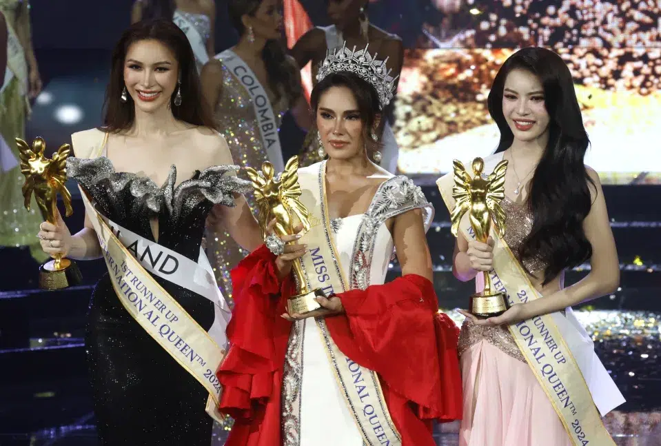 La peruana transgénero Catalina Marsano fue coronada como Miss Reina Internacional en Tailandia