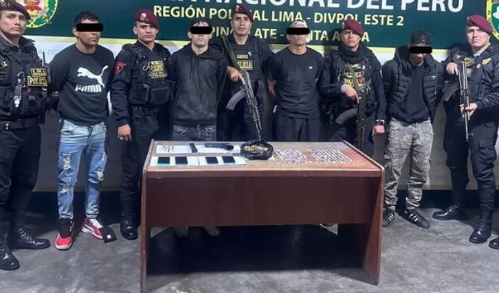 Cuatro venezolanos dispararon contra un comando policial en Perú