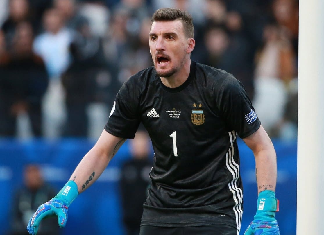 Franco Armani anunció su retiro de la Selección Argentina