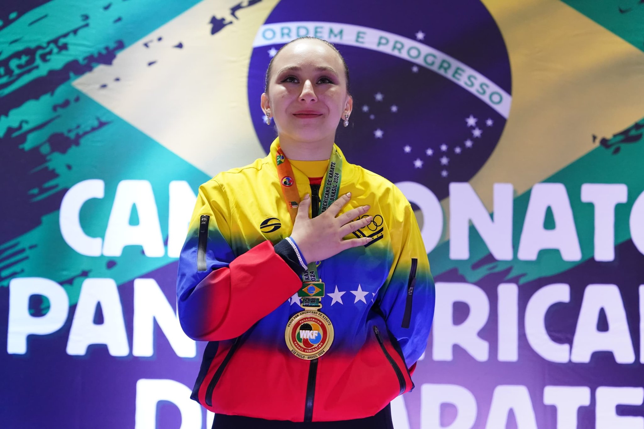 La venezolana Diana Oligino se proclamó Campeona Panamericana de Karate en Brasil