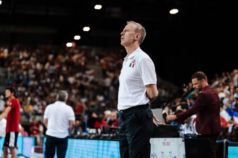 Vincent Collet se despidió de la selección francesa de baloncesto