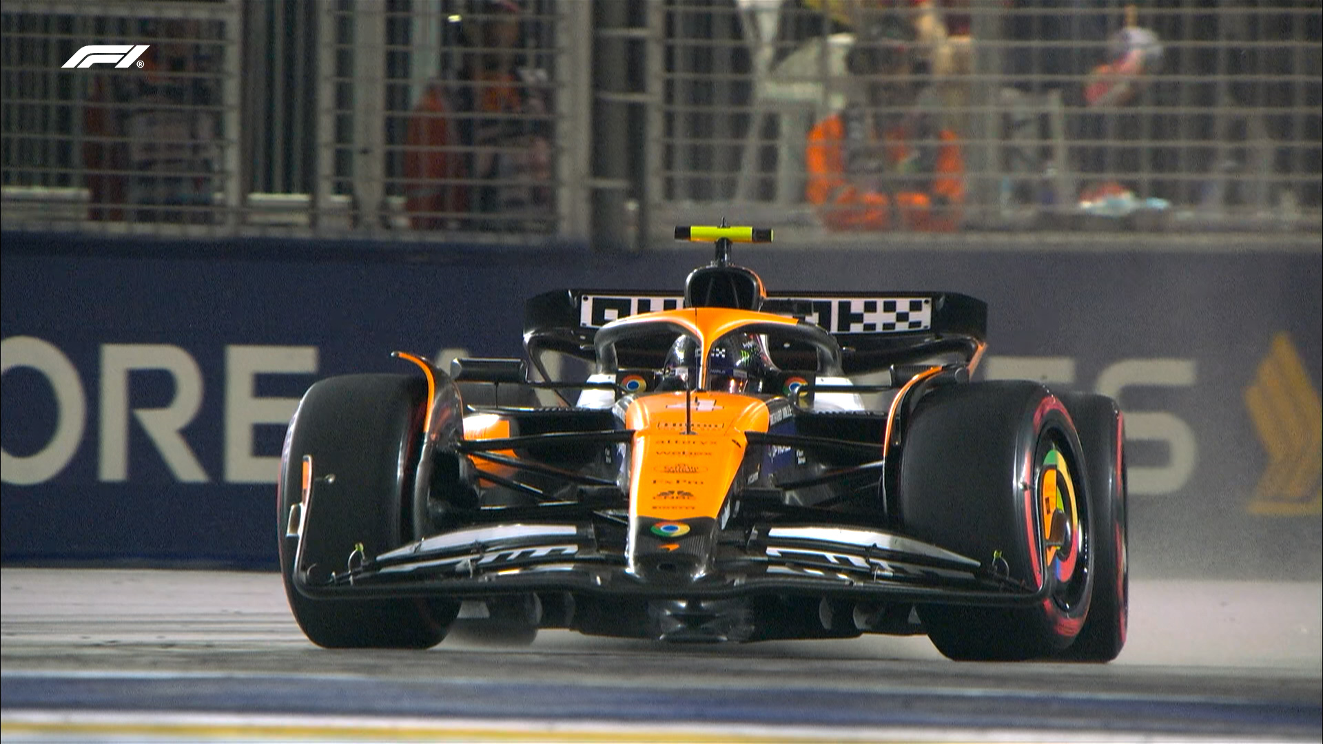 Lando Norris lidera las primeras pruebas del Gran Premio de Singapur