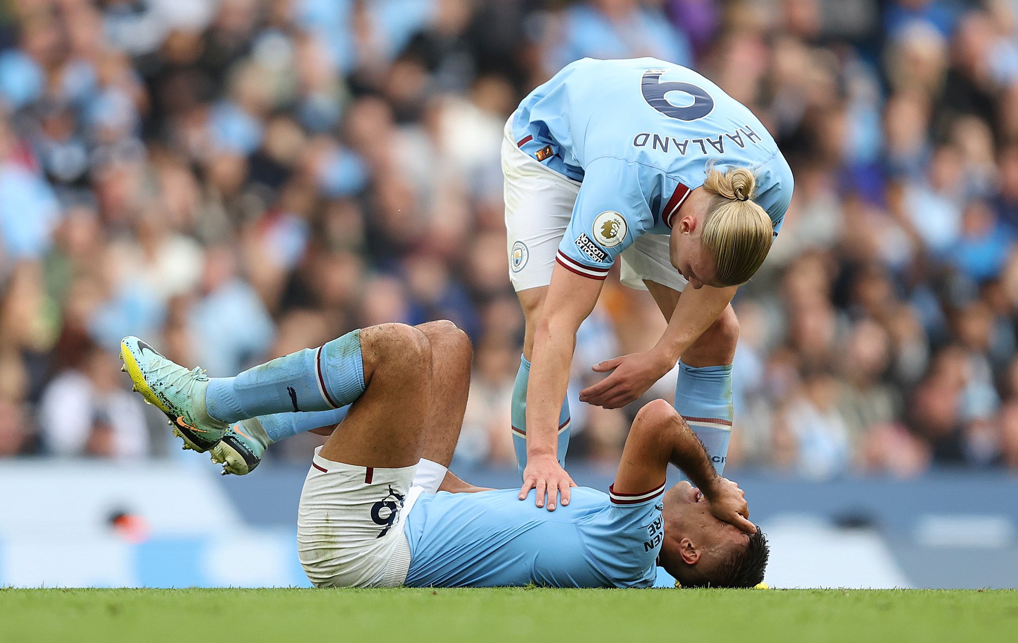 Rodri se rompió el ligamento cruzado anterior y se perderá el resto de la temporada