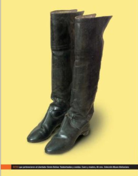 Las botas de Simón Bolívar