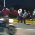 Registran un accidente de tránsito en la C-1 en horas de la noche