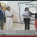 Delcy Rodríguez inauguró la exposición interactiva de 