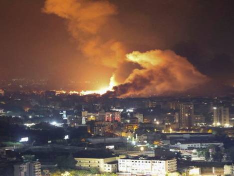 Bombardeo israelí impacta cerca del aeropuerto de Beirut