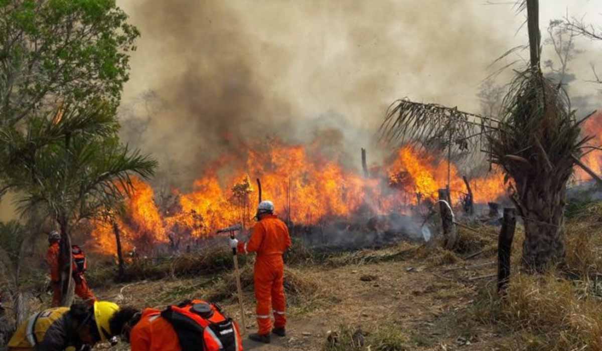 Venezuela se suma a las tareas para combatir los graves incendios en Bolivia