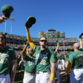 Los Atléticos triunfaron en el último juego disputado en el Coliseo de Oakland