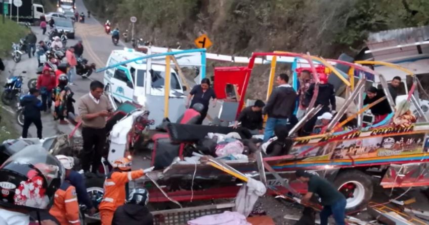 Autobús escalera se quedó sin frenos en vía San Agustín- Pitalito: Van seis muertos y 20 heridos