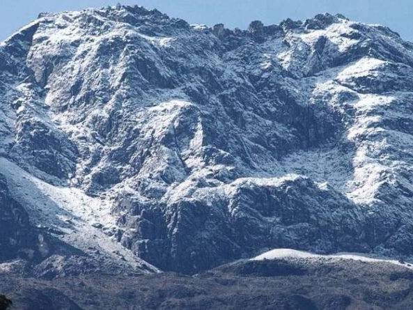 Vuelve a vestirse de blanco los picos de la Sierra Nevada de Mérida