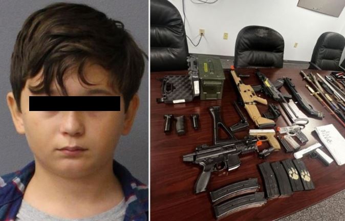 Capturan a niño de 11 años por amenazar con un tiroteo masivo en escuelas de Florida: Tenía un arsenal