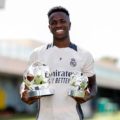 Vinícius Jr. recibió galardón del jugador Más Valioso de la UEFA Champions League