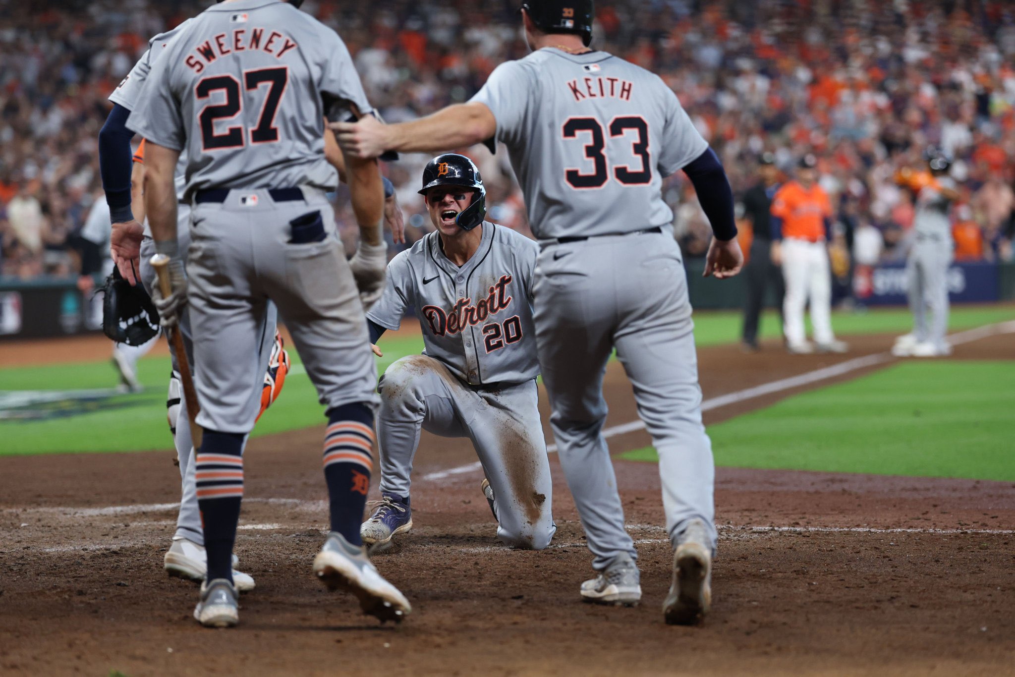 Los Tigres de Detroit eliminan a los Astros de Houston y avanzan a la Serie Divisional