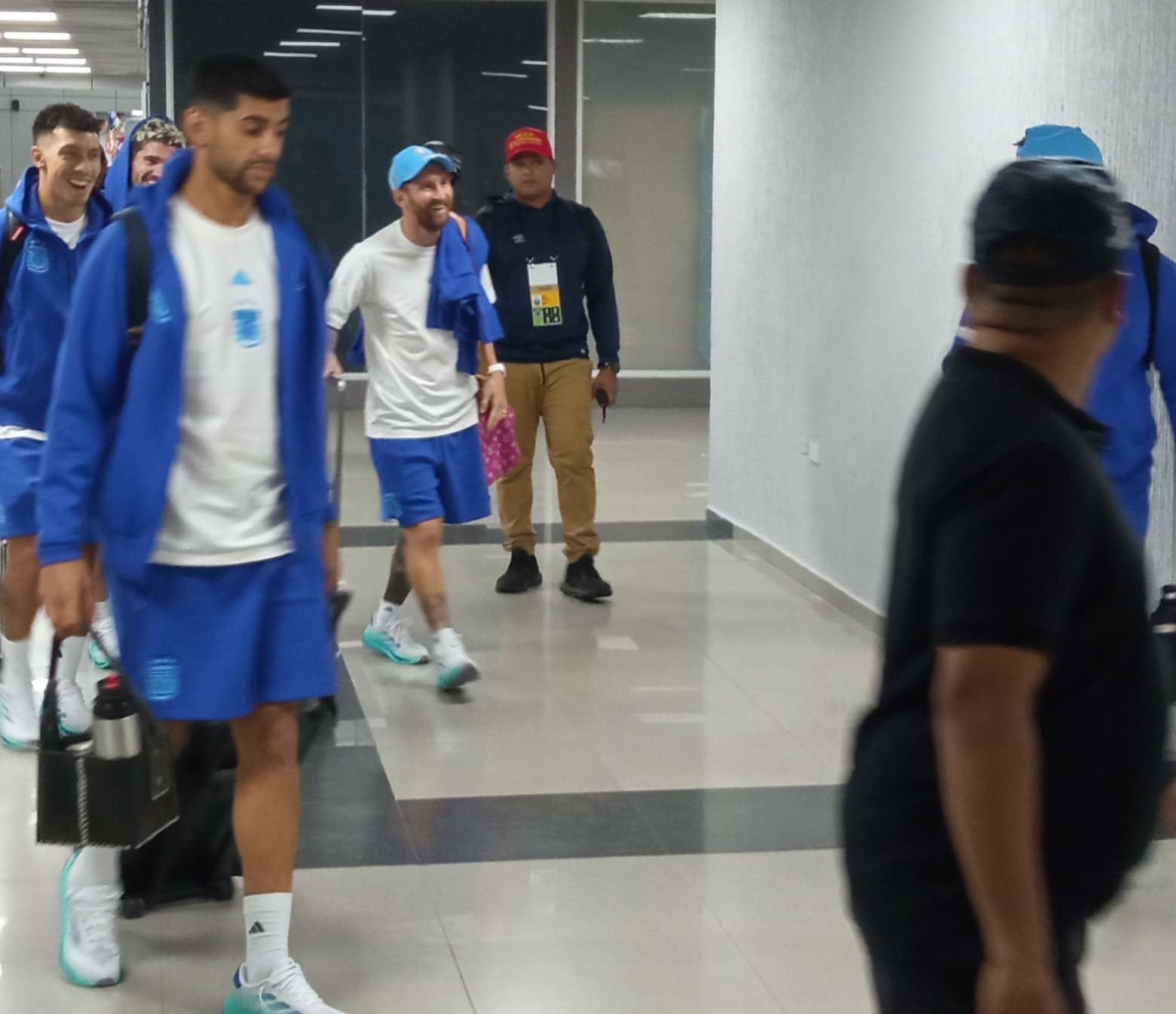 Messi llegó a Maturín junto a su equipo para el duelo ante Venezuela por las Eliminatorias