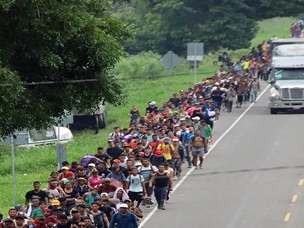 Migrantes saldrán en caravana el día de los comicios en EEUU