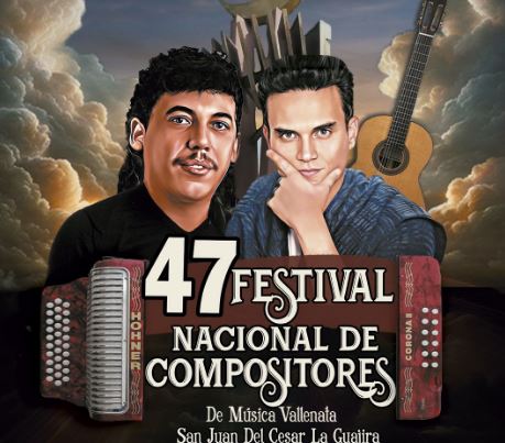 El 47 Festival Nacional de Compositores de Música Vallenata en honor a Juancho Rois y a Silvestre Dangond será en Valledupar