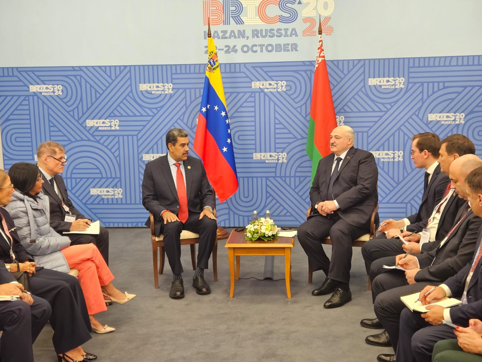 Presidente Maduro se reúne con líderes de Turquía, Bielorrusia y Palestina la durante cumbre de BRICS