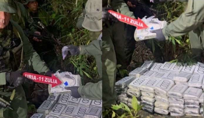 Autoridades de la FANB destruyeron seis campamentos del narcotráfico en el Sur del Lago: Incineraron casi mil kilos de cocaína