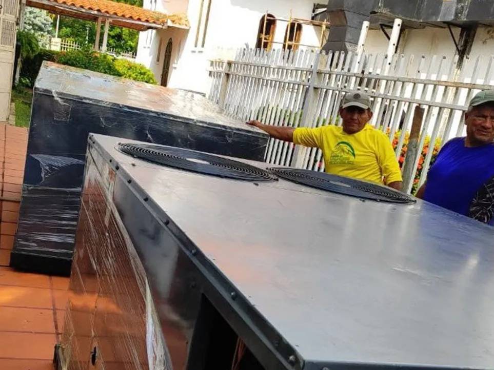 Iglesia de Fátima de Bachaquero recibió 20 toneladas de aire acondicionado