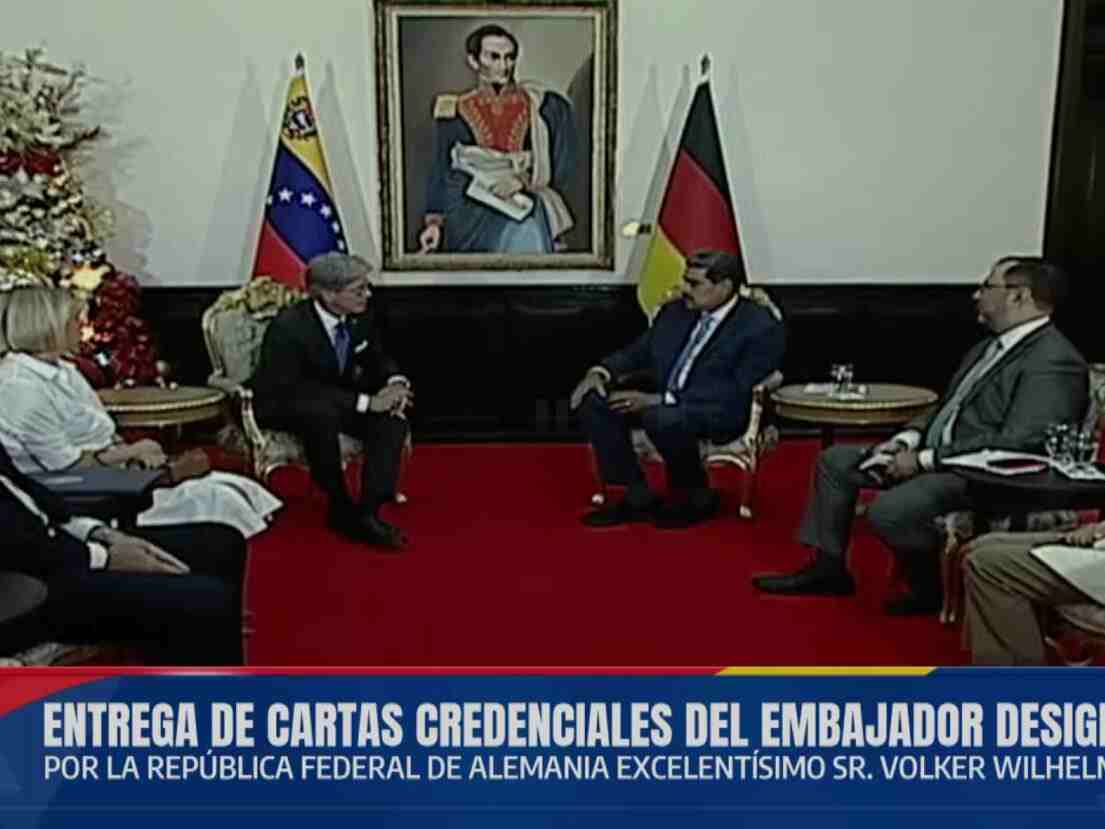 Maduro recibe cartas credenciales de los nuevos embajadores de Japón y Alemania