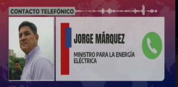 Ministro para la Energía Eléctrica denuncia ataque al Sistema eléctrico