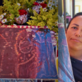 Ella vende tablitas de la Chinita desde niña: Muchos feligreses año tras año compran sus recuerditos de la Virgen