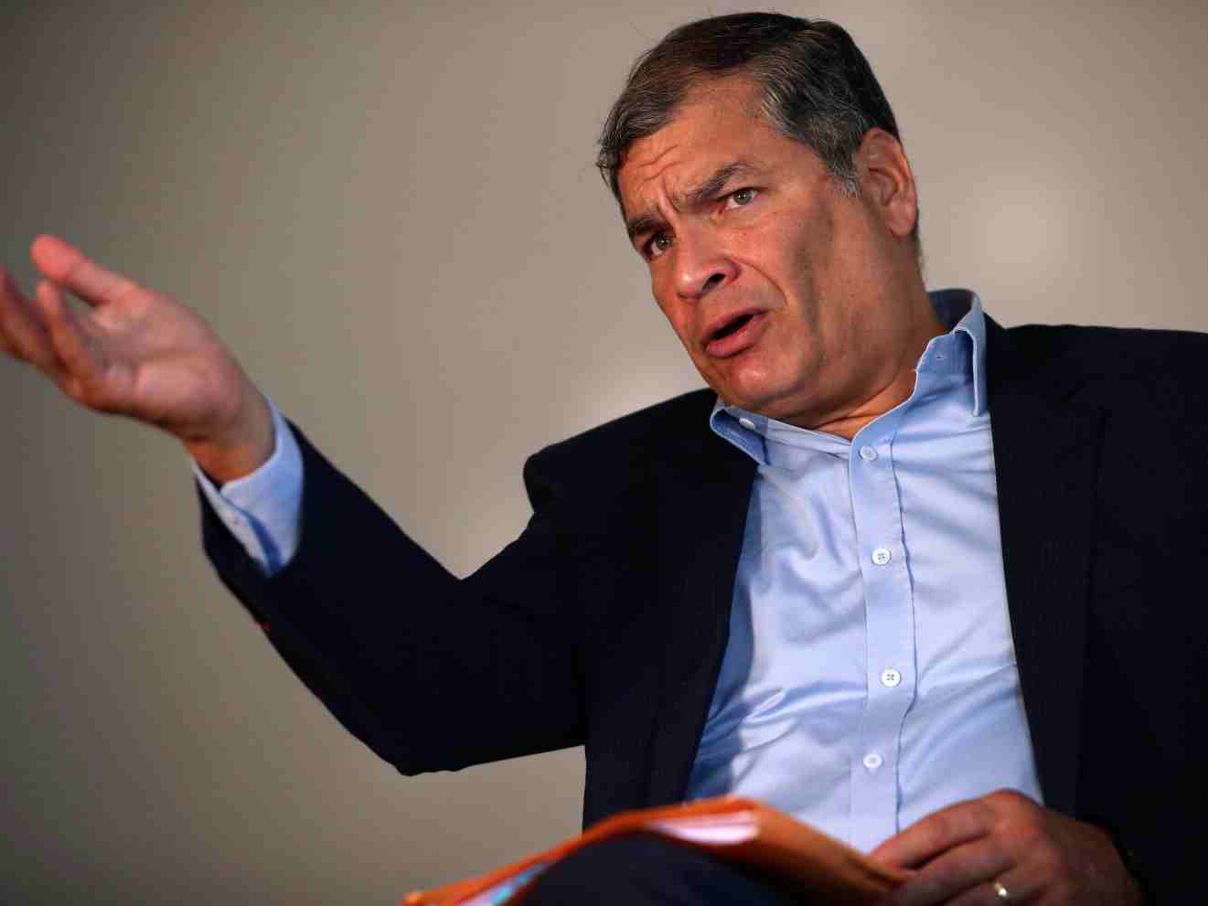 Rafael Correa tilda de política la decisión de Estados Unidos de prohibirle la entrada