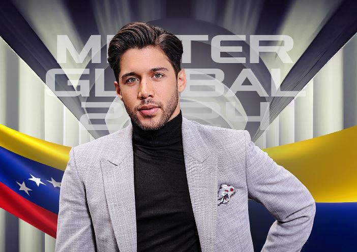 Así llegó Sergio Ramos, convertido en Cacique del Caribe al Mister Global 2024