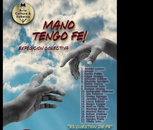 Este jueves 10-Oct quedará inaugurada la exposición colectiva “Mano tengo fe” en Maracaibo