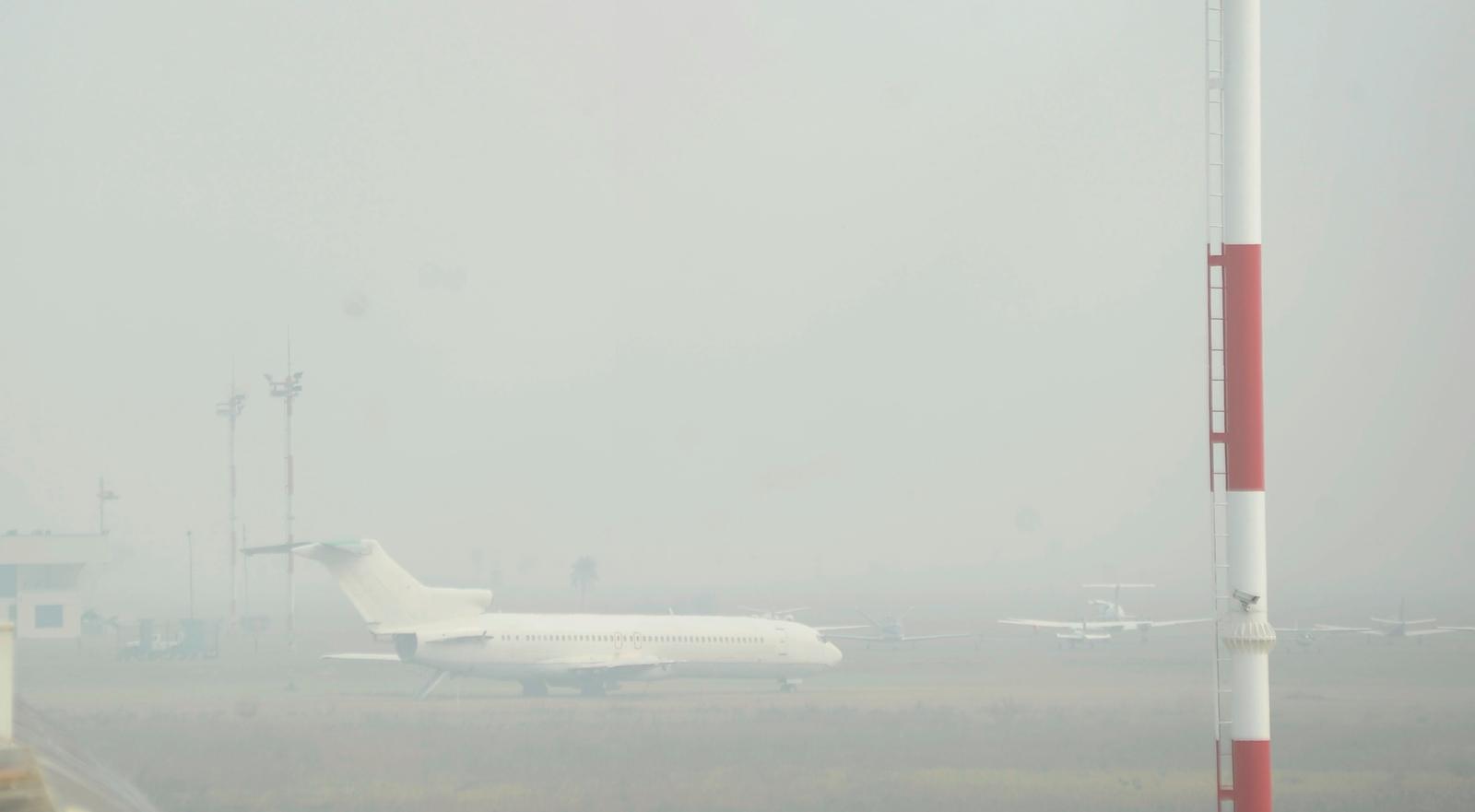 Suspenden despegues en el aeropuerto Viru Viru, en Bolivia, por el humo de los incendios forestales