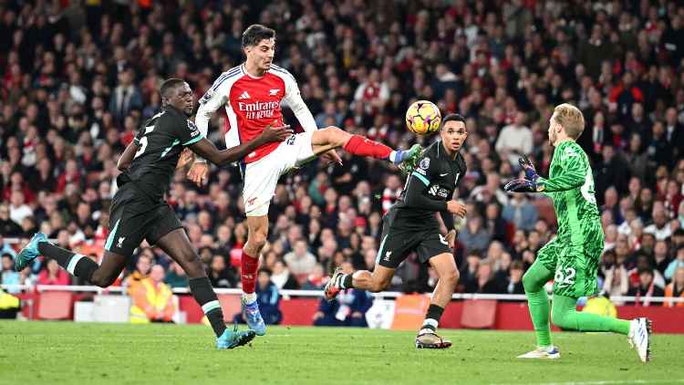 Arsenal y Liverpool se reparten puntos en el Emirates Stadium