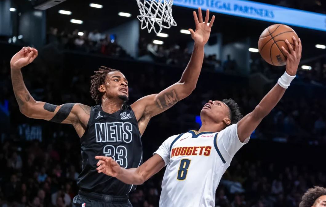 Nuggets batalló para vencer los Nets en Nueva York