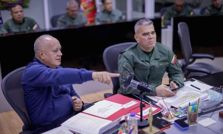 Diosdado Cabello sostuvo reunión con el Estado Mayor de la FANB para evaluar situación de seguridad en el país