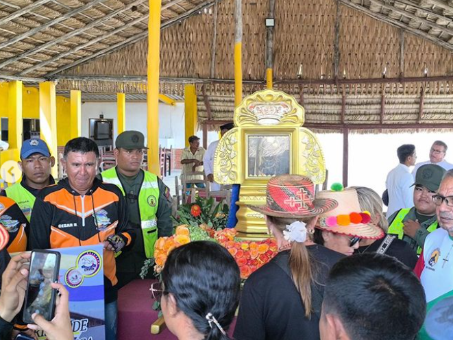 La Chinita continúa su recorrido y llega a Sinamaica