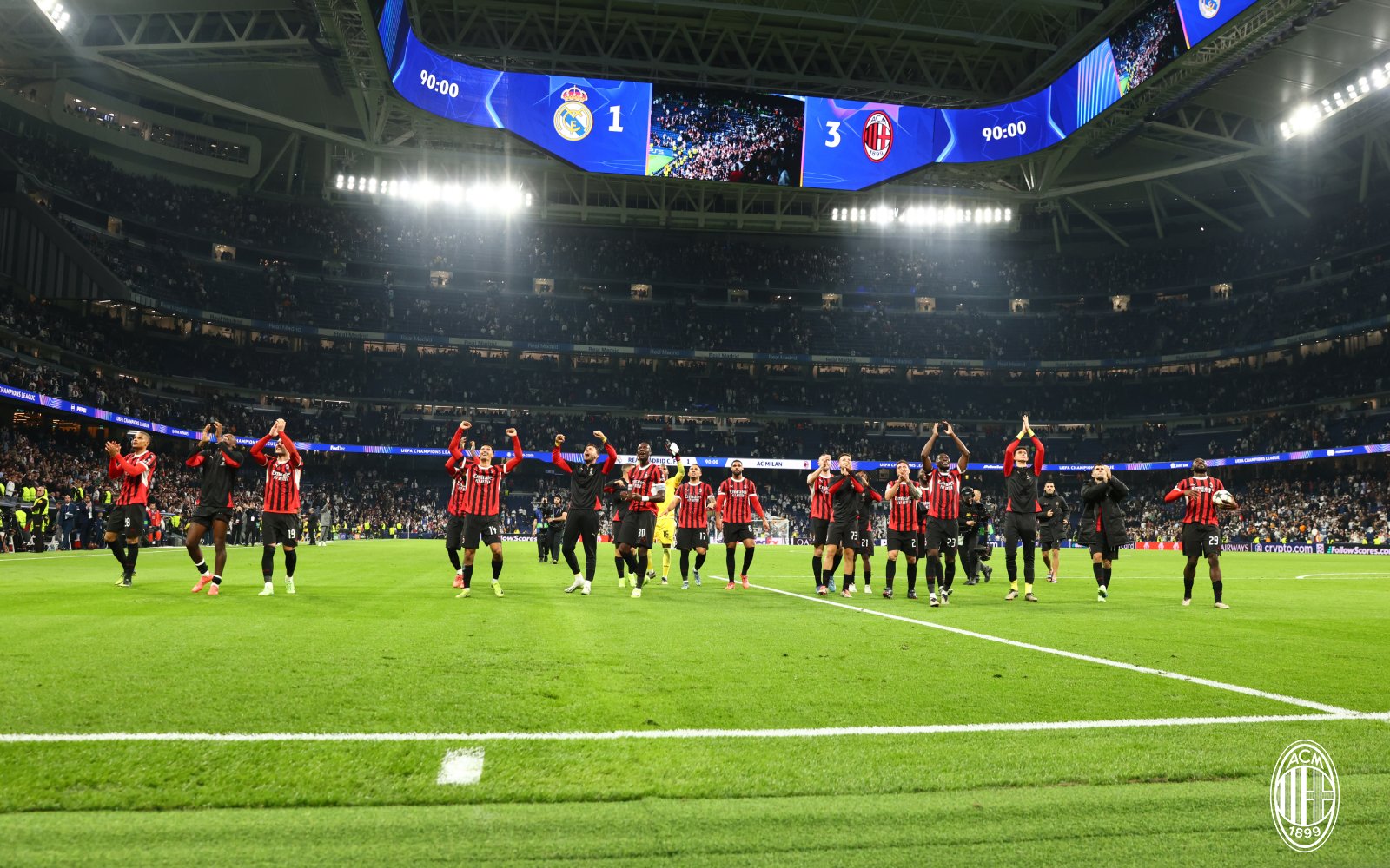 Real Madrid recibió duro golpe ante Milan en la Uefa Champions League