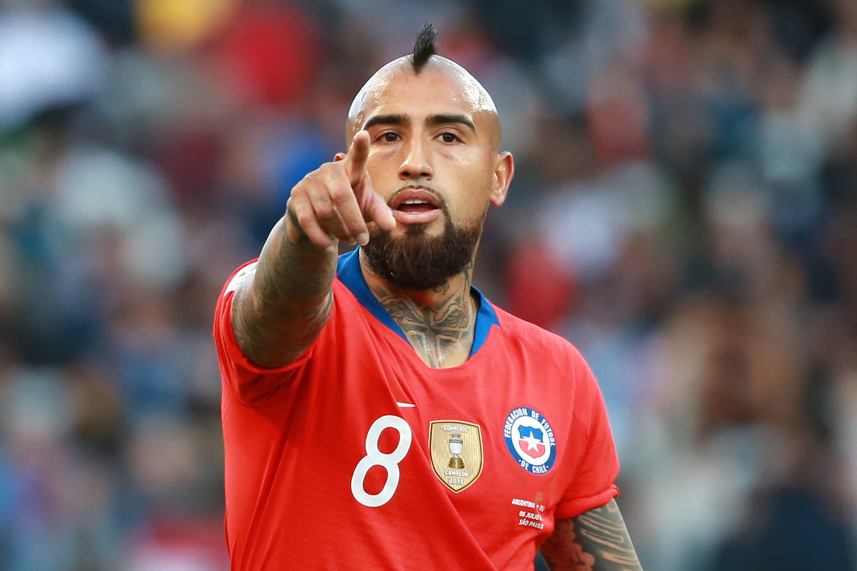 Arturo Vidal vuelve a ser convocado en la selección de Chile